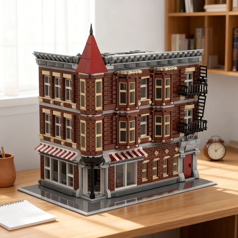 4497pcs MOC Armitage Corner Modular Streetscape Model Building Blocks Construction Christmas Gifts Toy Creative DIY Idea Brick
4497pcs MOC Armitage Corner Modular Streetscape Model Building Blocks Construction Christmas Gifts Toy Creative DIY Idea Brick