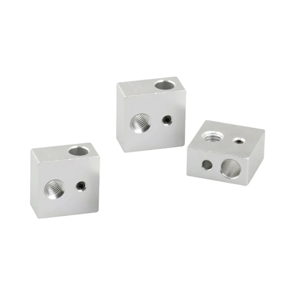 3Pcs Aluminum Heater Blocks Premium Quality Lightweight for Mk7 Mk8 3D Printer Extruder Heating Hot End Aluminum Block
3Pcs Aluminum Heater Blocks Premium Quality Lightweight for Mk7 Mk8 3D Printer Extruder Heating Hot End Aluminum Block
