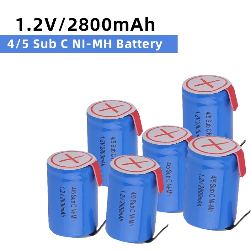 1.2V 2800mAh Battery 4/5 SC Sub Rechargeable Ni-MH Batteries for shavers Batteries for small vacuum cleaners
1.2V 2800mAh Battery 4/5 SC Sub Rechargeable Ni-MH Batteries for shavers Batteries for small vacuum cleaners
