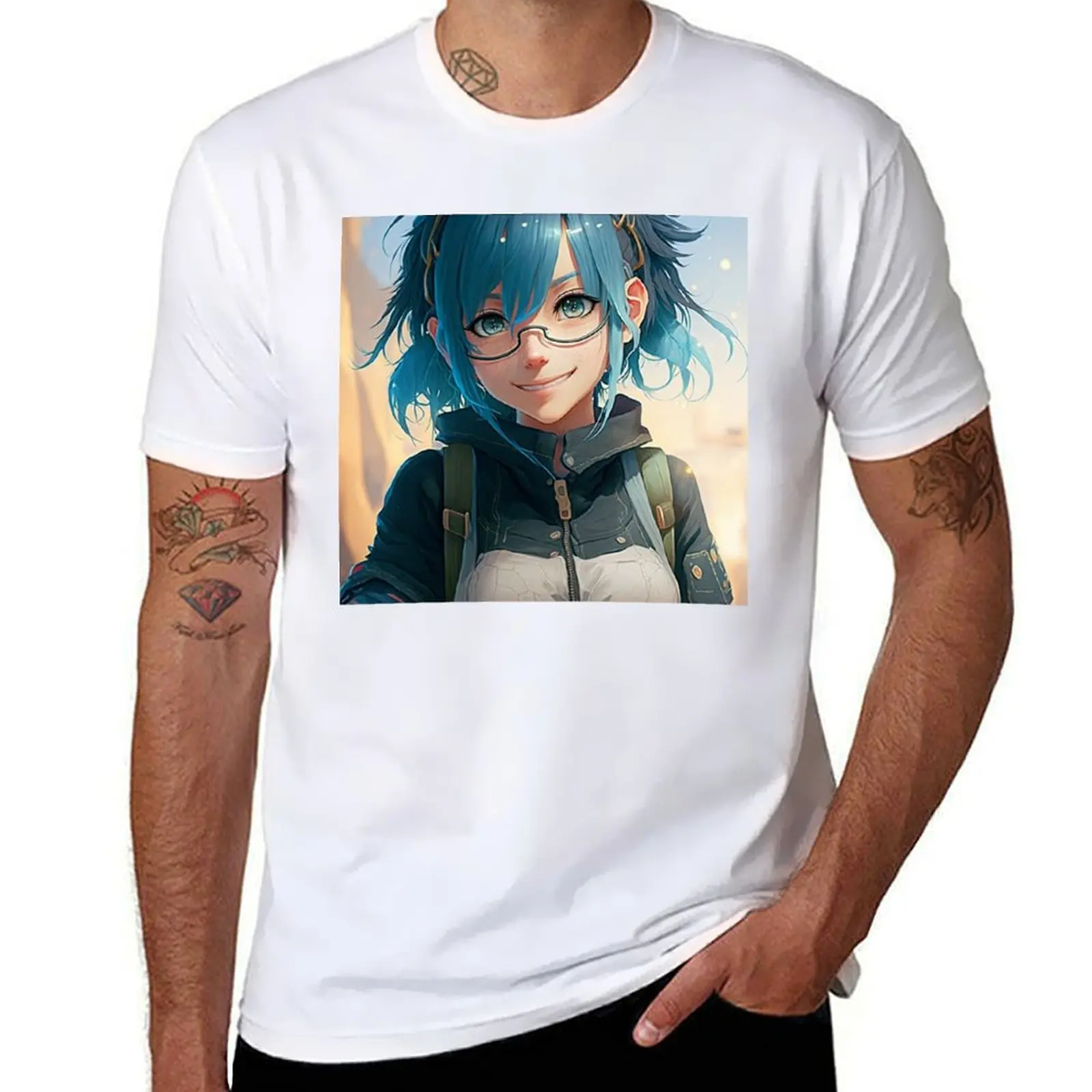 The cutie with blue hair T-Shirt hippie clothes oversizeds oversized graphic tee Men's t-shirt
The cutie with blue hair T-Shirt hippie clothes oversizeds oversized graphic tee Men's t-shirt