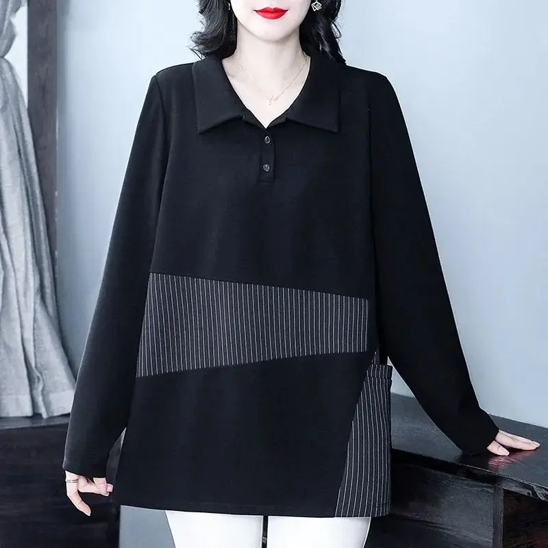 Fashion Lapel Pockets Spliced Casual Striped Blouses Women's Clothing 2025 Spring New Loose All-match Tops Commuter Shirts
Fashion Lapel Pockets Spliced Casual Striped Blouses Women's Clothing 2025 Spring New Loose All-match Tops Commuter Shirts
