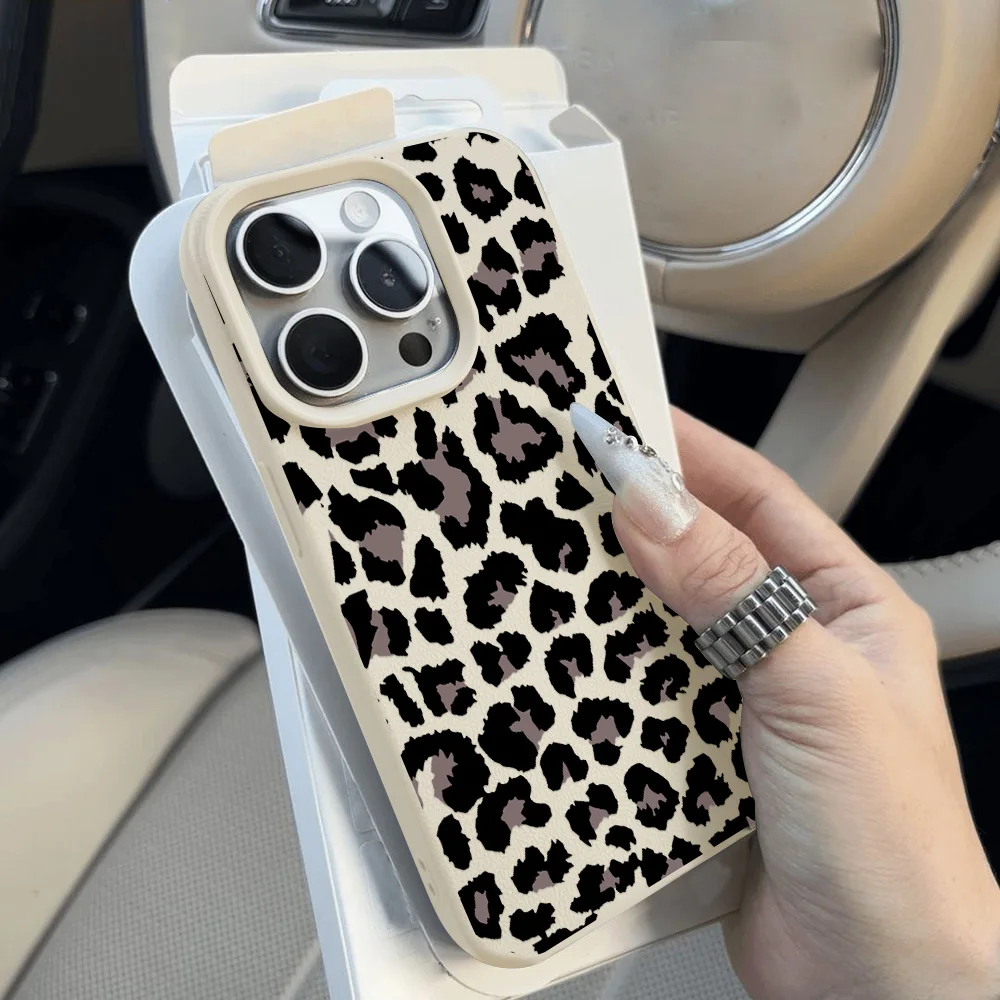 Fashion Leopard Silicone Leather Cases For iPhone 13 Pro Case iPhone 15 16 14 11 12 Pro Max 15 Plus Soft Shockproof Phone Cover
Fashion Leopard Silicone Leather Cases For iPhone 13 Pro Case iPhone 15 16 14 11 12 Pro Max 15 Plus Soft Shockproof Phone Cover