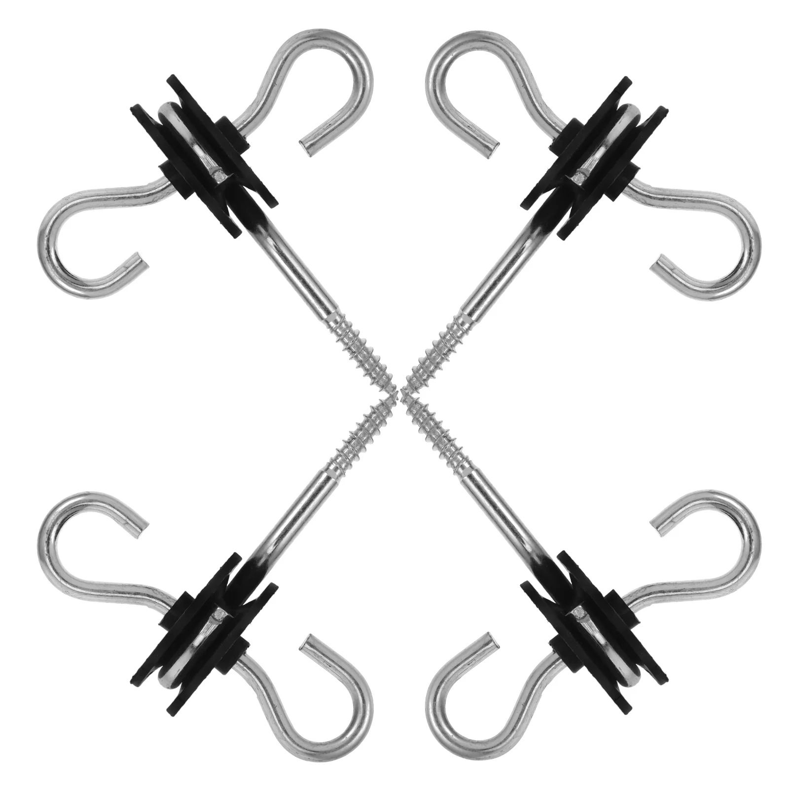 4pcs Electric Fence Accessories Conductive Rope Spring Gate H Dual Hooks Insulators Reusable Cattle Farm Garden Fencing
4pcs Electric Fence Accessories Conductive Rope Spring Gate H Dual Hooks Insulators Reusable Cattle Farm Garden Fencing
