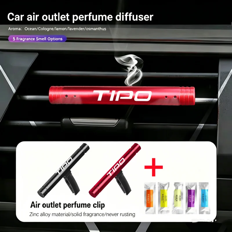 Car Air Vent Perfume Clip Aromatherapy Diffuser Air Freshener For Fiat Tipo Logo Styling Interior Ornament Decor Accessories
Car Air Vent Perfume Clip Aromatherapy Diffuser Air Freshener For Fiat Tipo Logo Styling Interior Ornament Decor Accessories