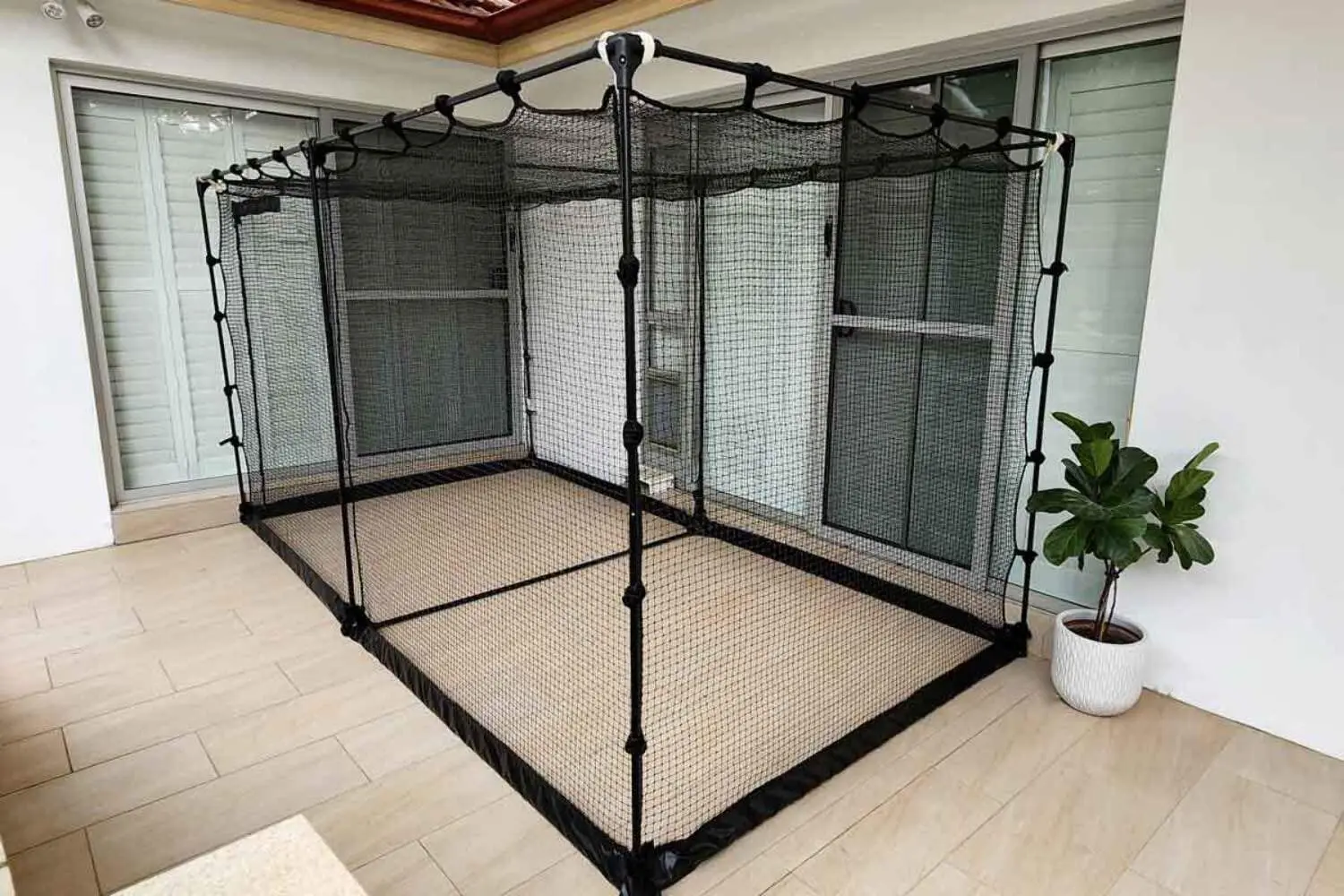 Усиленный УФ-стойкий черный сетчатый вольер для кошек из нержавеющей стали для балкона/патио, для использования в помещении и на улице, 11.8x5.9x5.9 футов, на заказ
Усиленный УФ-стойкий черный сетчатый вольер для кошек из нержавеющей стали для балкона/патио, для использования в помещении и на улице, 11.8x5.9x5.9 футов, на заказ