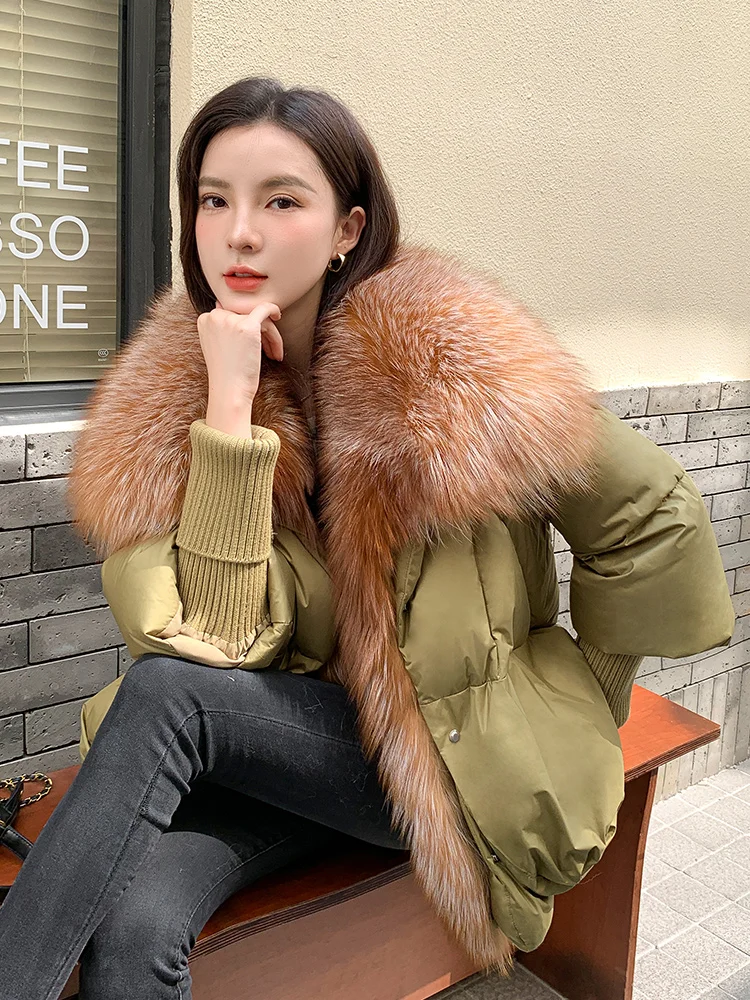 2024 New Oversized Fox Fur Collar Fur Thickened High-end Luxury Winter Fox Large Fur Collar Down Jacket Short Women's Trendy Sli
2024 New Oversized Fox Fur Collar Fur Thickened High-end Luxury Winter Fox Large Fur Collar Down Jacket Short Women's Trendy Sli