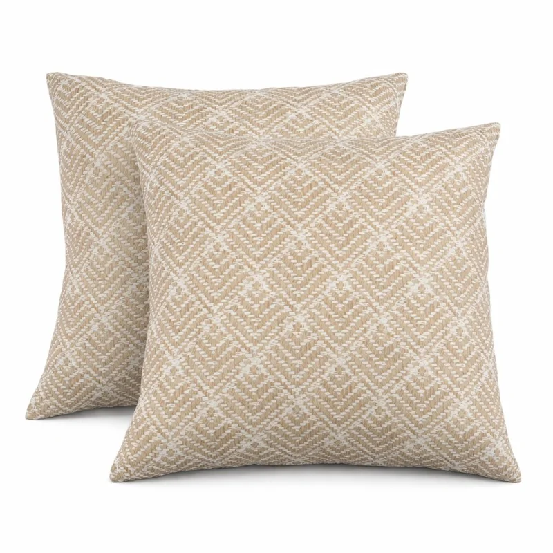 2 Pack Outdoor Throw Pillows 18x18 Inch Waterproof Fade-Resistant Patio Cushions for Garden Porch Poolside Soft Comfortable Decorative (Rhombus Beige)
2 Pack Outdoor Throw Pillows 18x18 Inch Waterproof Fade-Resistant Patio Cushions for Garden Porch Poolside Soft Comfortable Decorative (Rhombus Beige)