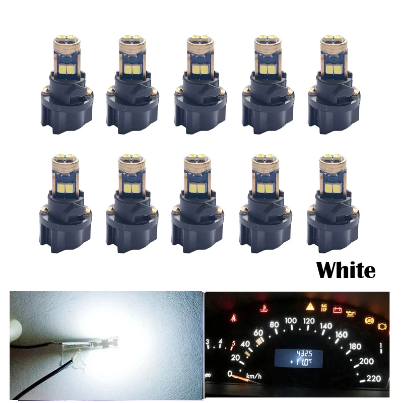 10 шт. T5 светодиодная лампа W3W W1.2W B8.5 Led Canbus 6 светодиодных внутренних фонарей автомобиля индикатор обогрева приборной панели клин авто инструментальная лампа
10 шт. T5 светодиодная лампа W3W W1.2W B8.5 Led Canbus 6 светодиодных внутренних фонарей автомобиля индикатор обогрева приборной панели клин авто инструментальная лампа