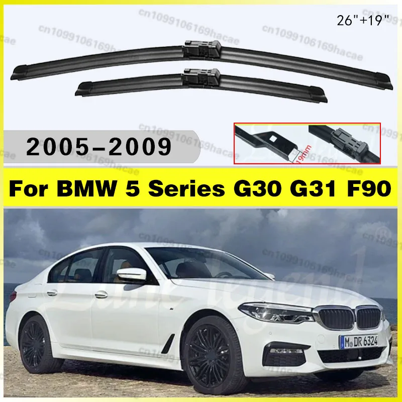 LHD Front Wiper Blades For BMW 5 Series G30 G31 F90 2017 - 2022 2018 2019 2020 2021 Windshield 26"+19" Accessories
LHD Front Wiper Blades For BMW 5 Series G30 G31 F90 2017 - 2022 2018 2019 2020 2021 Windshield 26"+19" Accessories