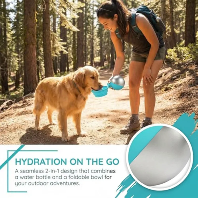 ABKP-Foldable For Dogs Portable Dog Water Bottle 2PCS, Pet Water Bottle Suitable For Small Dog Walking, Hiking& Travel
ABKP-Foldable For Dogs Portable Dog Water Bottle 2PCS, Pet Water Bottle Suitable For Small Dog Walking, Hiking& Travel
