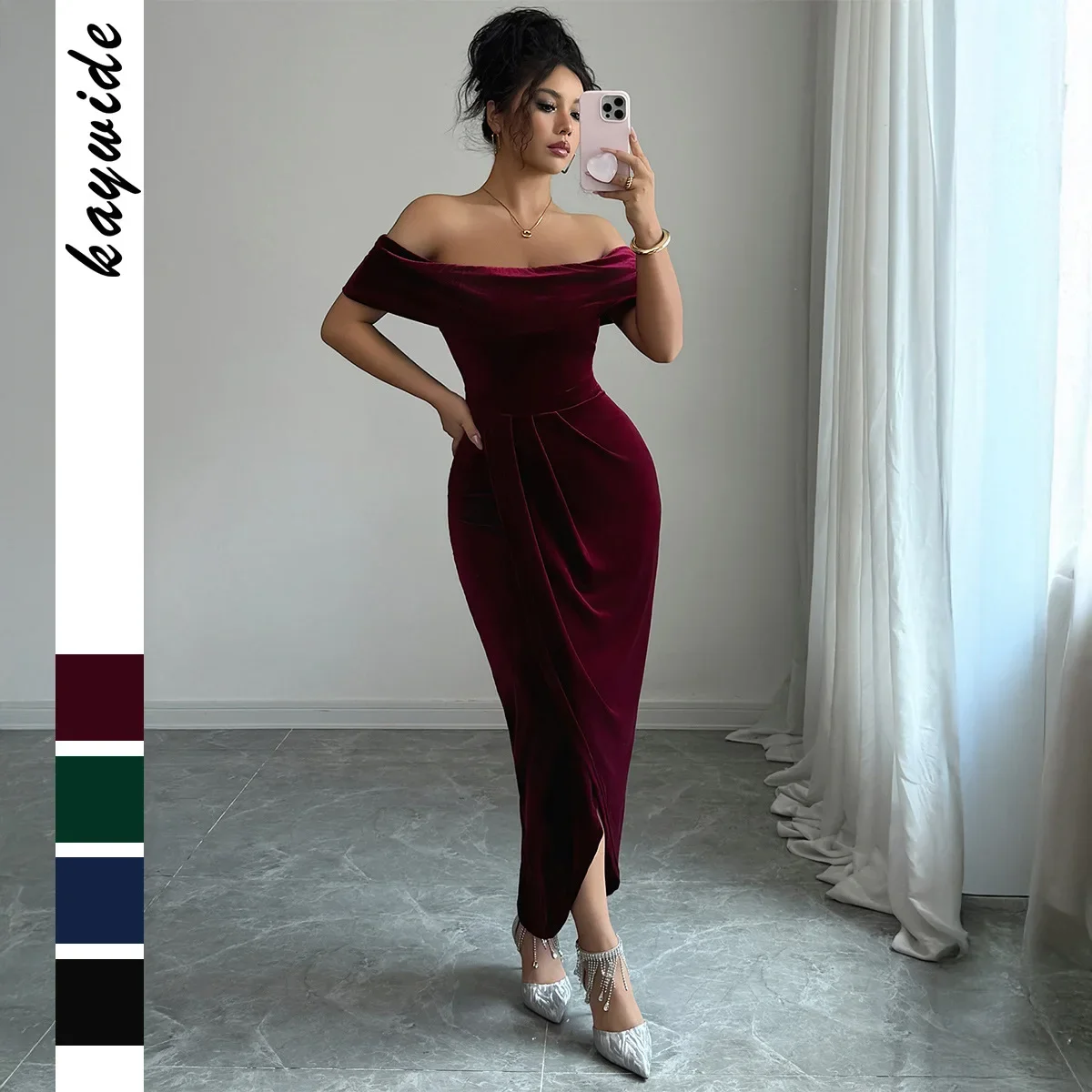Strapless Solid Color High-End Long Dress Women's Fashion 2025 Autumn Winter
Strapless Solid Color High-End Long Dress Women's Fashion 2025 Autumn Winter