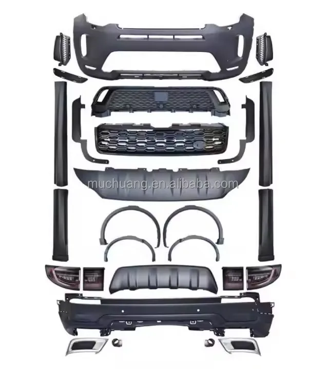 Upgrade 2020 New Model Body Kit for Land-Rover Discovery Sport 2013-2019 New Arrival Front Rear Bumper Wheel Eyebrow Side Skirts 
Upgrade 2020 New Model Body Kit for Land-Rover Discovery Sport 2013-2019 New Arrival Front Rear Bumper Wheel Eyebrow Side Skirts