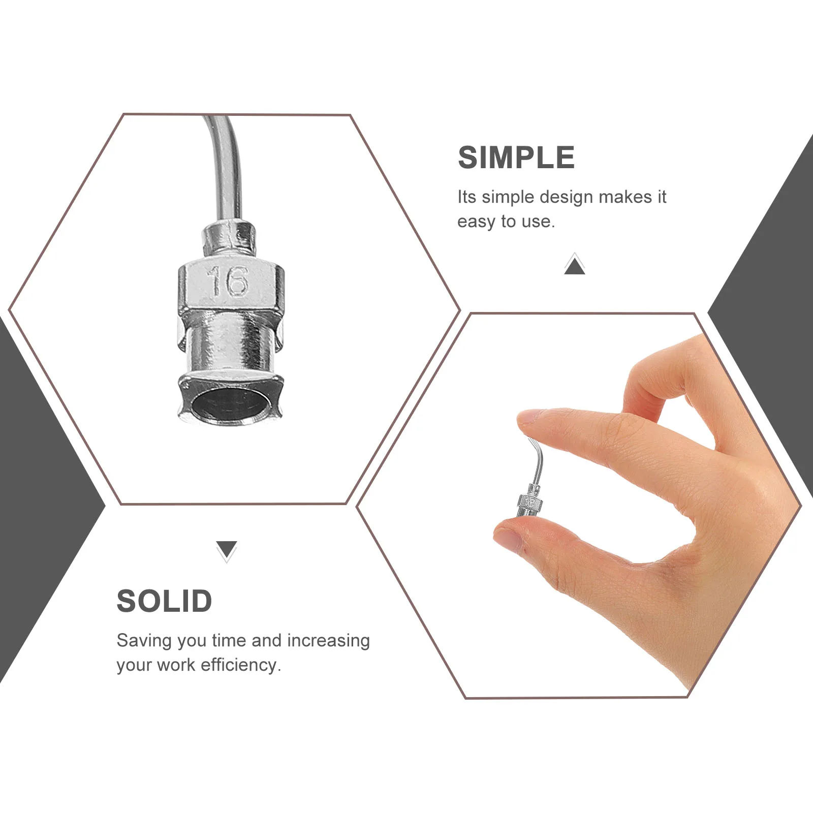 12pcs 45 Degree Blunt Needles 16 Gauge Dispensing Tips Syringe Injector Glue Needle Epoxy Resin Adhesive Tools Stainless Steel
12pcs 45 Degree Blunt Needles 16 Gauge Dispensing Tips Syringe Injector Glue Needle Epoxy Resin Adhesive Tools Stainless Steel