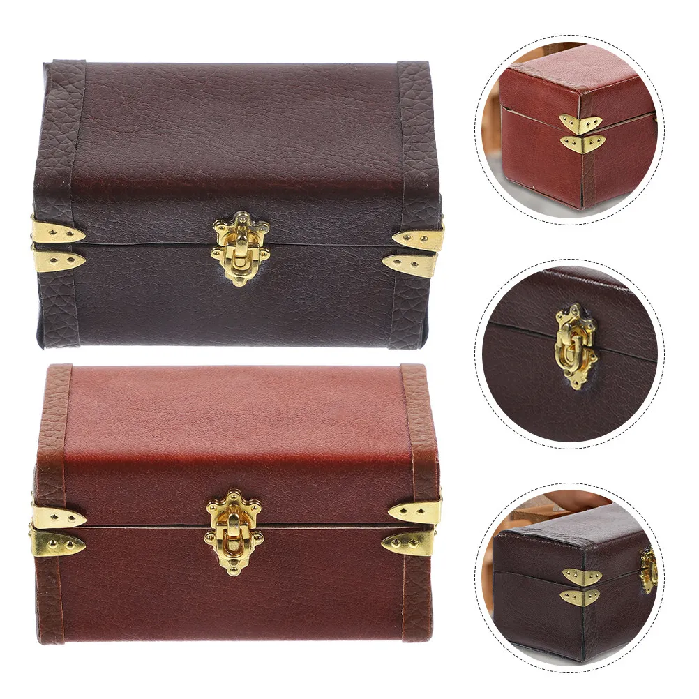 2Pcs Vintage Mini Suitcases Miniature Luggage Suitcase House Accessories Perfect for Kids Play Micro-Scene Decoration
2Pcs Vintage Mini Suitcases Miniature Luggage Suitcase House Accessories Perfect for Kids Play Micro-Scene Decoration