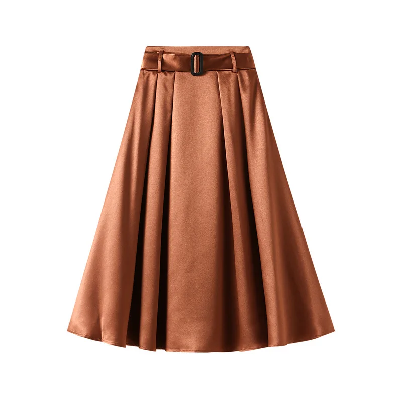 High Quality Vintage Solid Color Skirt Women 2022 Autumn Winter Office Lady High Waist A line Skirt Female Midi Skirt
High Quality Vintage Solid Color Skirt Women 2022 Autumn Winter Office Lady High Waist A line Skirt Female Midi Skirt