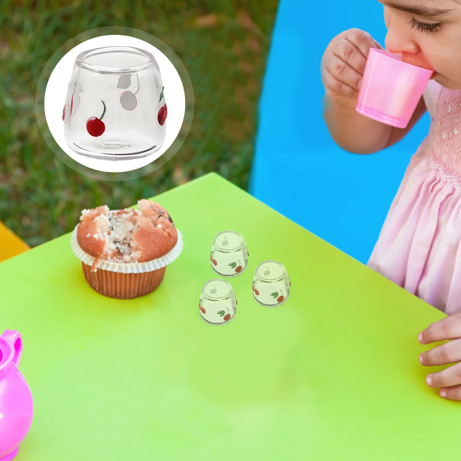 4 Pcs Miniature Tumblers for Dollhouse Tiny Kitchenware Mugs Transparent Glasses
4 Pcs Miniature Tumblers for Dollhouse Tiny Kitchenware Mugs Transparent Glasses
