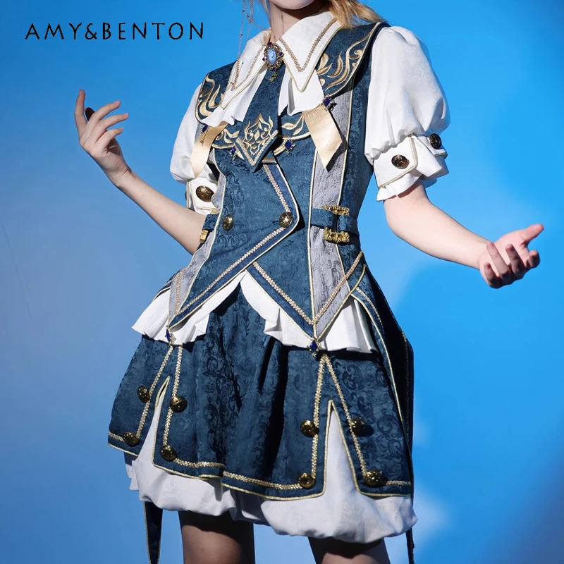Original Design Halloween Women's Clothing 2025 Autumn New Lolita European British Style Classical Style Shorts Vest Set Ladies
Original Design Halloween Women's Clothing 2025 Autumn New Lolita European British Style Classical Style Shorts Vest Set Ladies