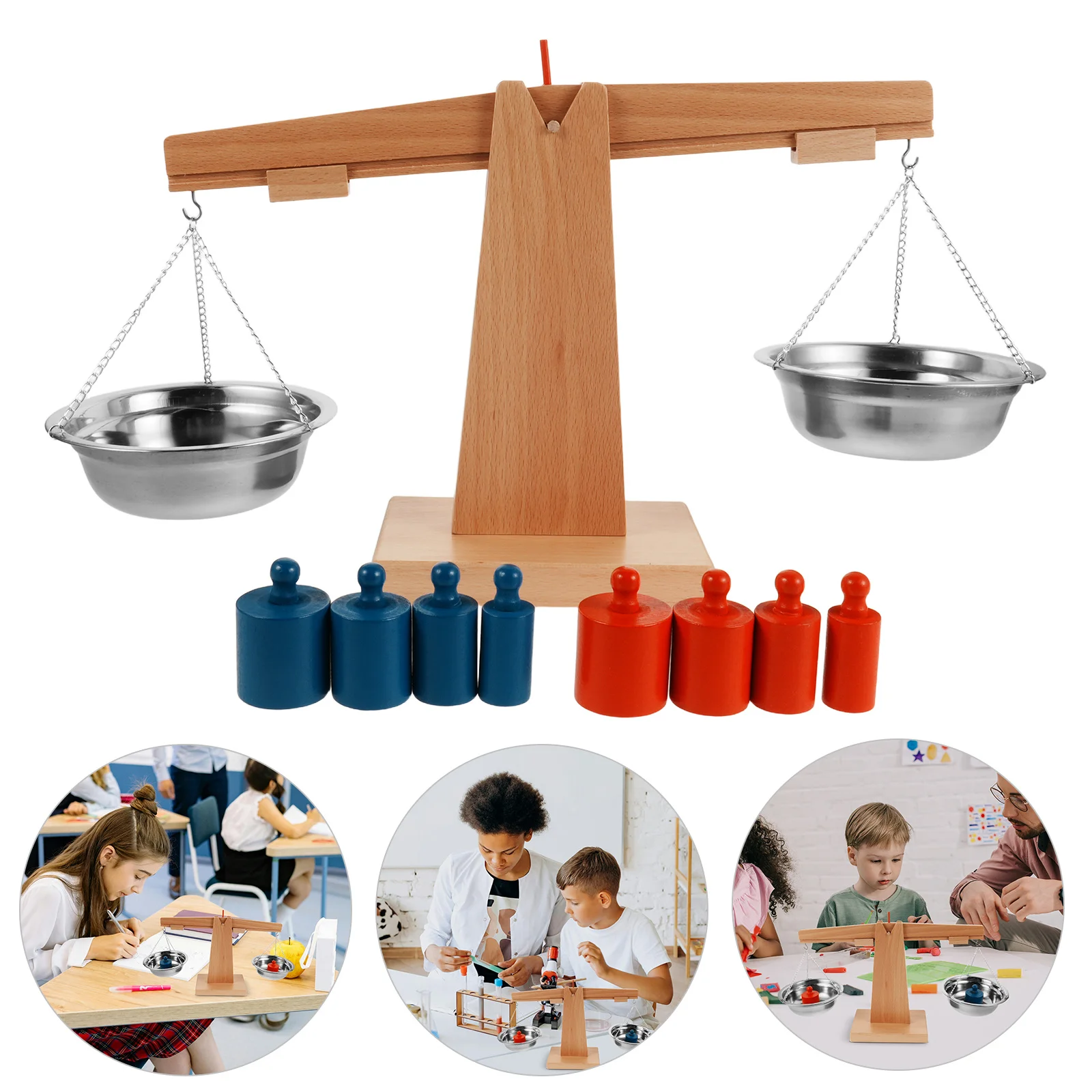 1 Set Wood Balance Natural Math Learning Tool Kids Montessori Weighing Scale For Preschool - Bucket Balance Teaching Scale For
1 Set Wood Balance Natural Math Learning Tool Kids Montessori Weighing Scale For Preschool - Bucket Balance Teaching Scale For
