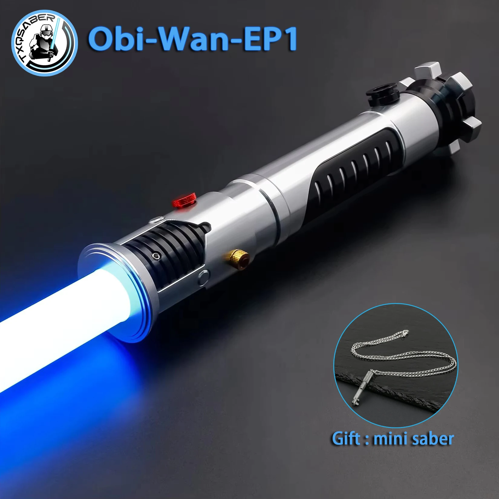 Obi-Wan-EP1 TXQSTUDIO RGB NoePixel laser sword Smooth Swing Metal Hilt lightsaber Bluetooth Control Colors Change Cosplay FOC
Obi-Wan-EP1 TXQSTUDIO RGB NoePixel laser sword Smooth Swing Metal Hilt lightsaber Bluetooth Control Colors Change Cosplay FOC