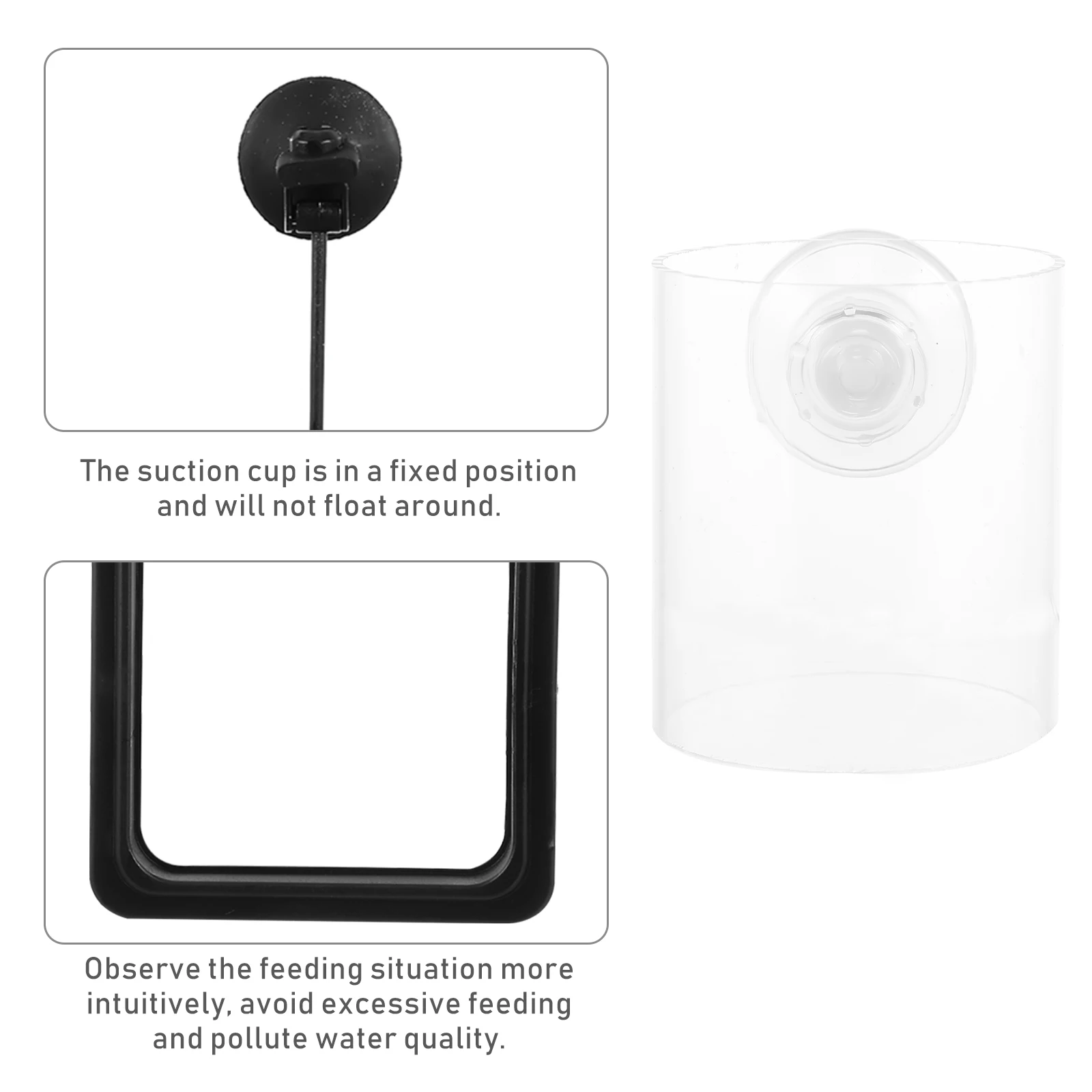 3PCS Fish Feeding Ring Suction Cup Floating Tank Accessory Slow Sinking Feeds Intuitive Observation Pollution Prevention Pet
3PCS Fish Feeding Ring Suction Cup Floating Tank Accessory Slow Sinking Feeds Intuitive Observation Pollution Prevention Pet