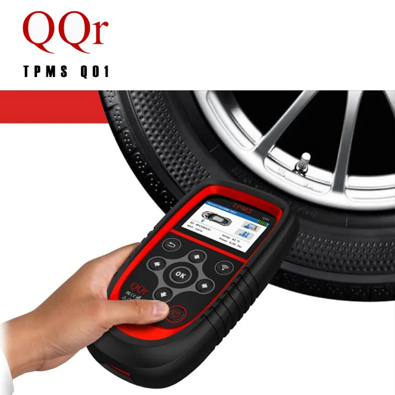 Заводской прямой автомобильный TPMS Q01 Инструмент для диагностики и обслуживания TPMS
Заводской прямой автомобильный TPMS Q01 Инструмент для диагностики и обслуживания TPMS