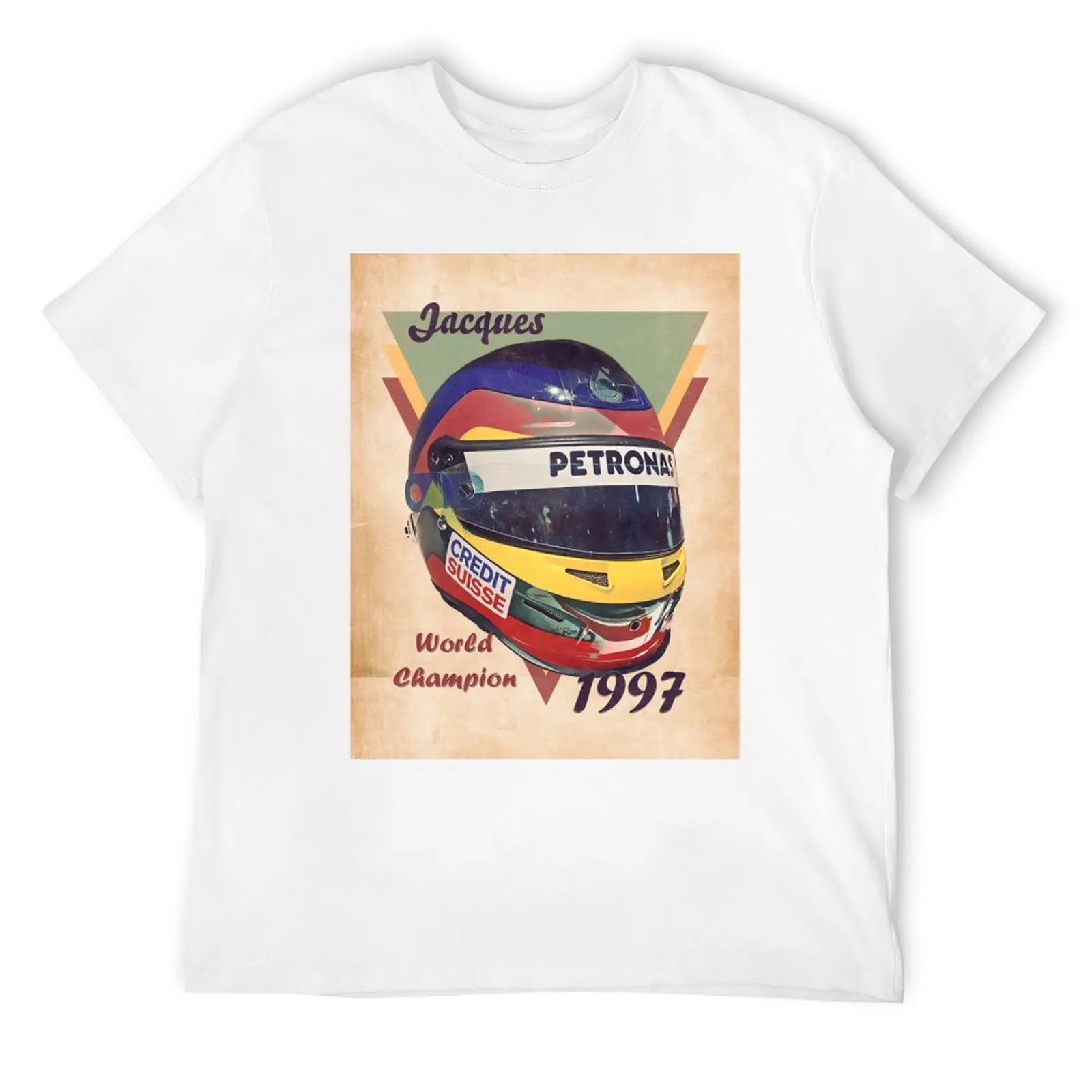 Jacques Villeneuve's helmet T-Shirt graphic t shirts funny meme t-shirts tops rapper graphic tees men t shirts high quality
Jacques Villeneuve's helmet T-Shirt graphic t shirts funny meme t-shirts tops rapper graphic tees men t shirts high quality
