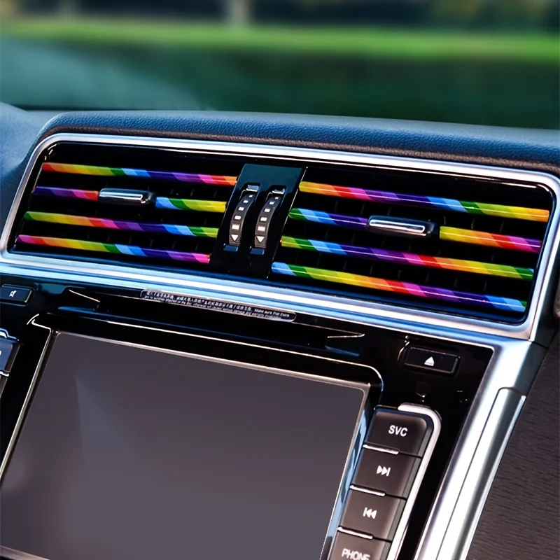 10 шт. универсальная розетка для автомобильного кондиционера, декоративная 20 см U-образная форма, декоративные полоски, декор, аксессуары для стайлинга автомобилей
10 шт. универсальная розетка для автомобильного кондиционера, декоративная 20 см U-образная форма, декоративные полоски, декор, аксессуары для стайлинга автомобилей