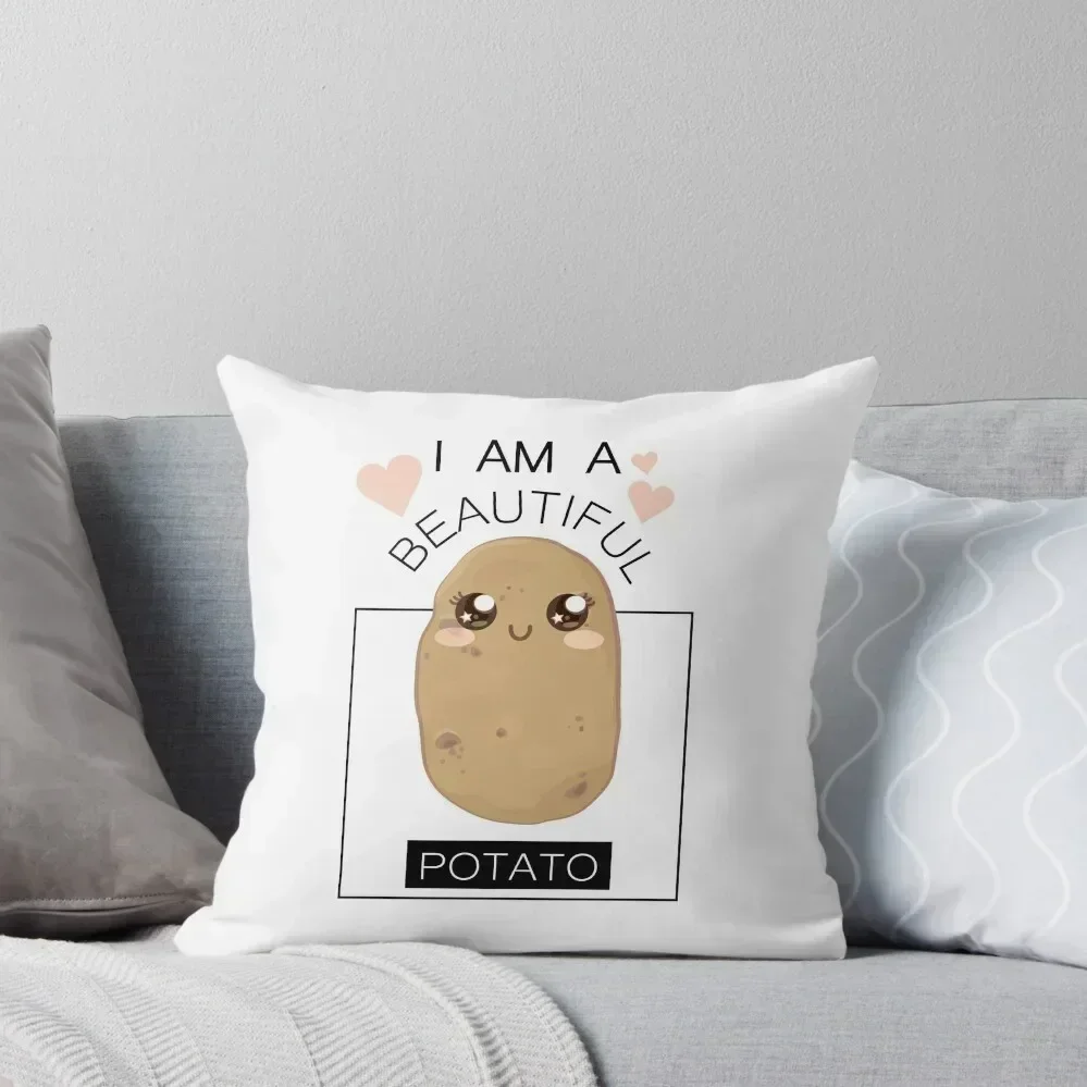 I AM A BEAUTIFUL POTATO Throw Pillow Pillowcases christmas pillow case Decorative Cover For Living Room pillow
I AM A BEAUTIFUL POTATO Throw Pillow Pillowcases christmas pillow case Decorative Cover For Living Room pillow