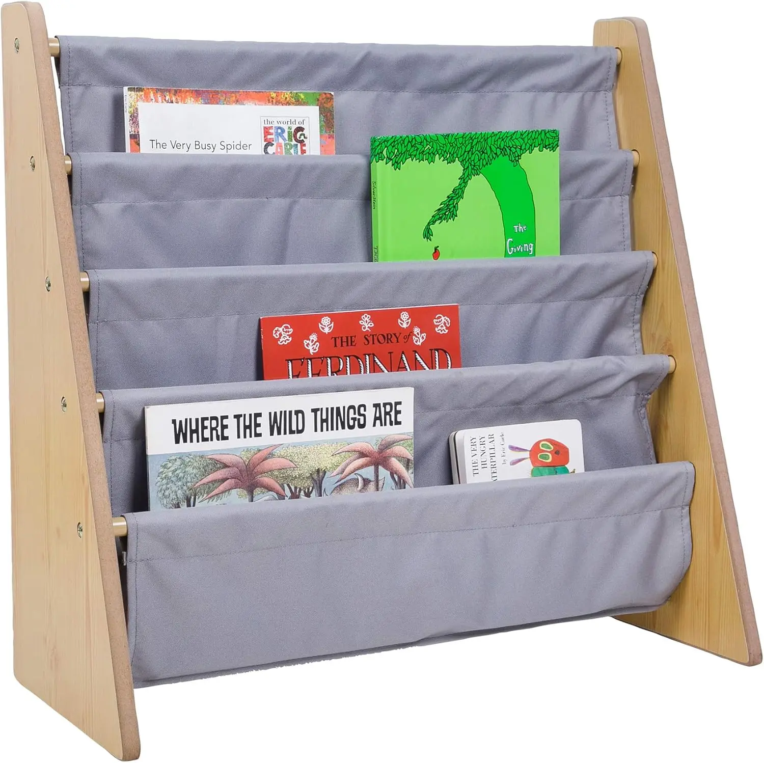 Sling Bookshelf, Natural with Grey
Sling Bookshelf, Natural with Grey