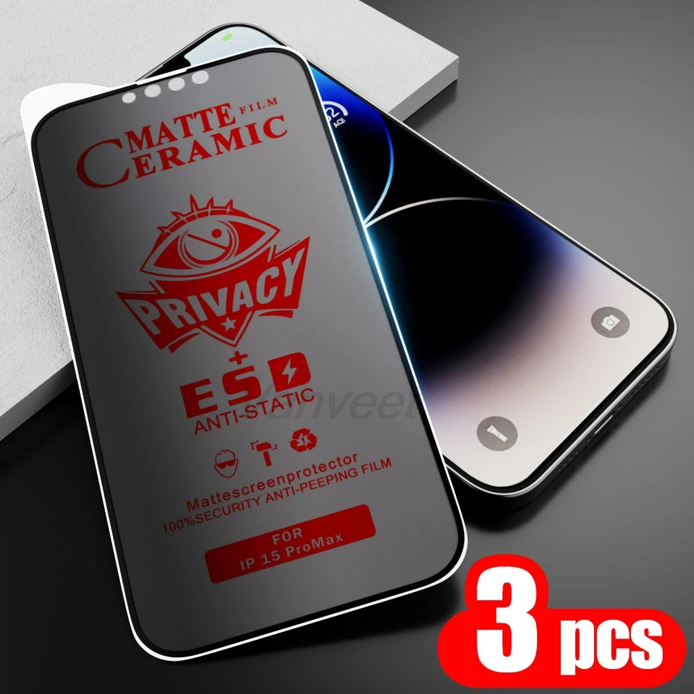 1-3PCS Ceramic Membrane Privacy For Xiaomi Poco X6 X3 M6 Pro M3 Poco C65 F5 Pro X3 NFC F3 Screen Protector Soft Film Anti-Spy
1-3PCS Ceramic Membrane Privacy For Xiaomi Poco X6 X3 M6 Pro M3 Poco C65 F5 Pro X3 NFC F3 Screen Protector Soft Film Anti-Spy