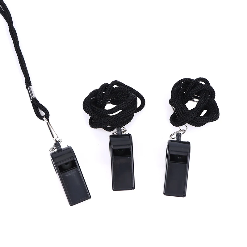 2/5/10Pcs High Quality Black Whistle For Sports Football Basketball Referee Training Outdoor Survival Whistle With Lanyard
2/5/10Pcs High Quality Black Whistle For Sports Football Basketball Referee Training Outdoor Survival Whistle With Lanyard