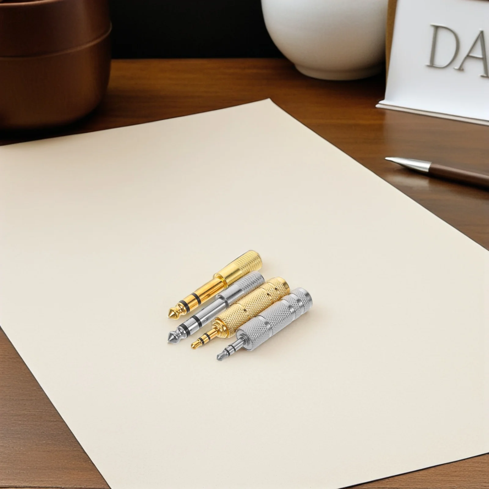 12Pcs Stereo Headphone Adapter Gold-Plated Audio Jack Converter for Lossless Sound in Online Conferences and Music Playback
12Pcs Stereo Headphone Adapter Gold-Plated Audio Jack Converter for Lossless Sound in Online Conferences and Music Playback