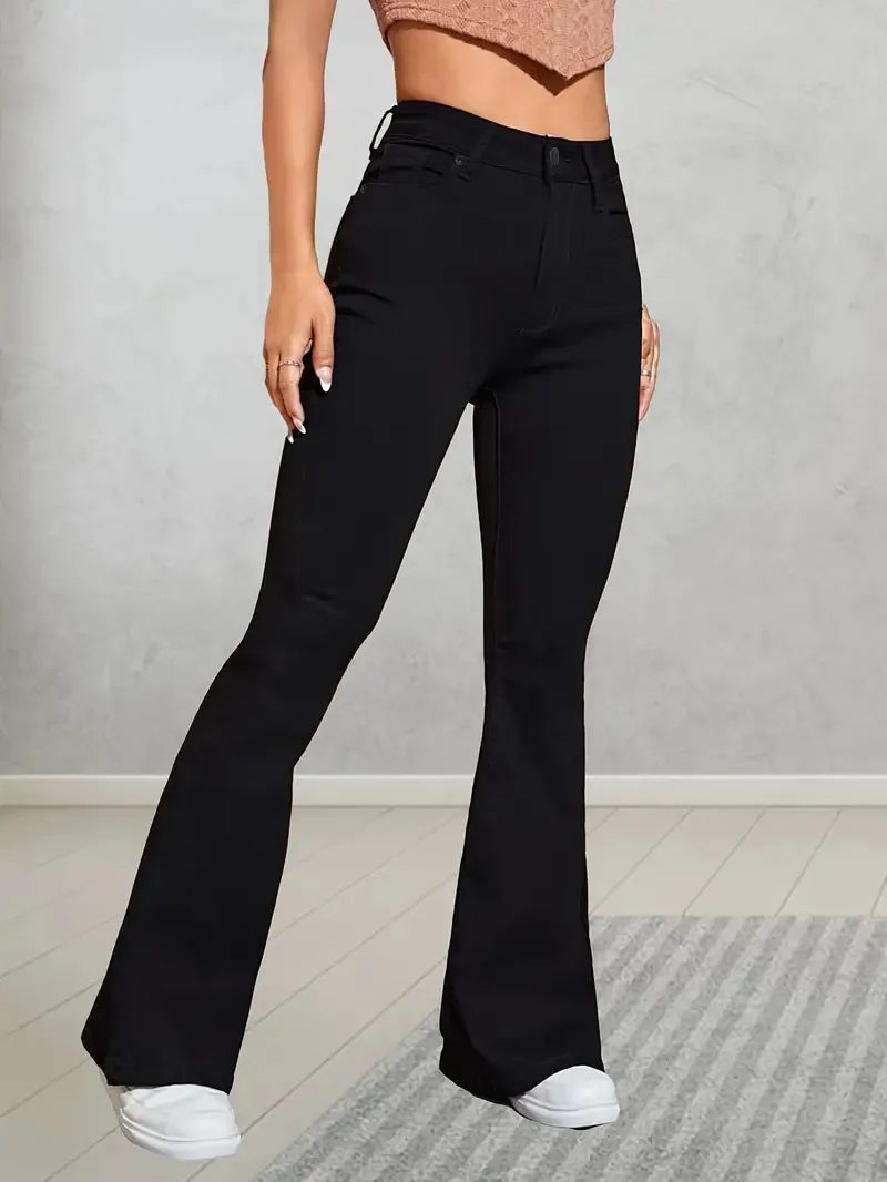 DenimColab New Women's Skinny Jeans With Solid Flared Pants Ladies High Waist Jeans Casual Style Cotton Elastic Denim Pants
DenimColab New Women's Skinny Jeans With Solid Flared Pants Ladies High Waist Jeans Casual Style Cotton Elastic Denim Pants