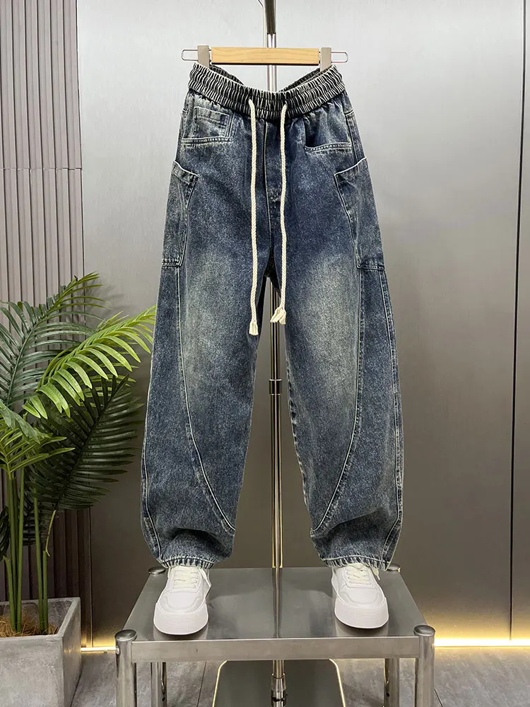 Мужские джинсы свободного кроя с прямыми штанинами, винтажные брюки-харланы с эффектом потертости, повседневная одежда, молодежный стиль, осенние новинки
Мужские джинсы свободного кроя с прямыми штанинами, винтажные брюки-харланы с эффектом потертости, повседневная одежда, молодежный стиль, осенние новинки