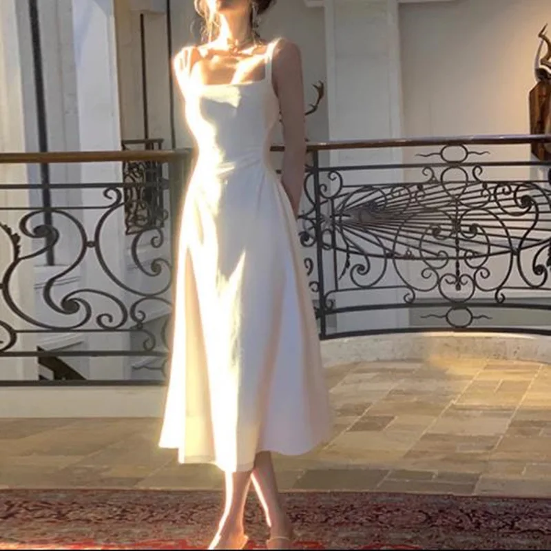 White Elegant High Waisted Dress Women Fashion Streetwear Sleeveless A Line Dress Ladies Korean Y2k Dresses Summer Dress Women
White Elegant High Waisted Dress Women Fashion Streetwear Sleeveless A Line Dress Ladies Korean Y2k Dresses Summer Dress Women