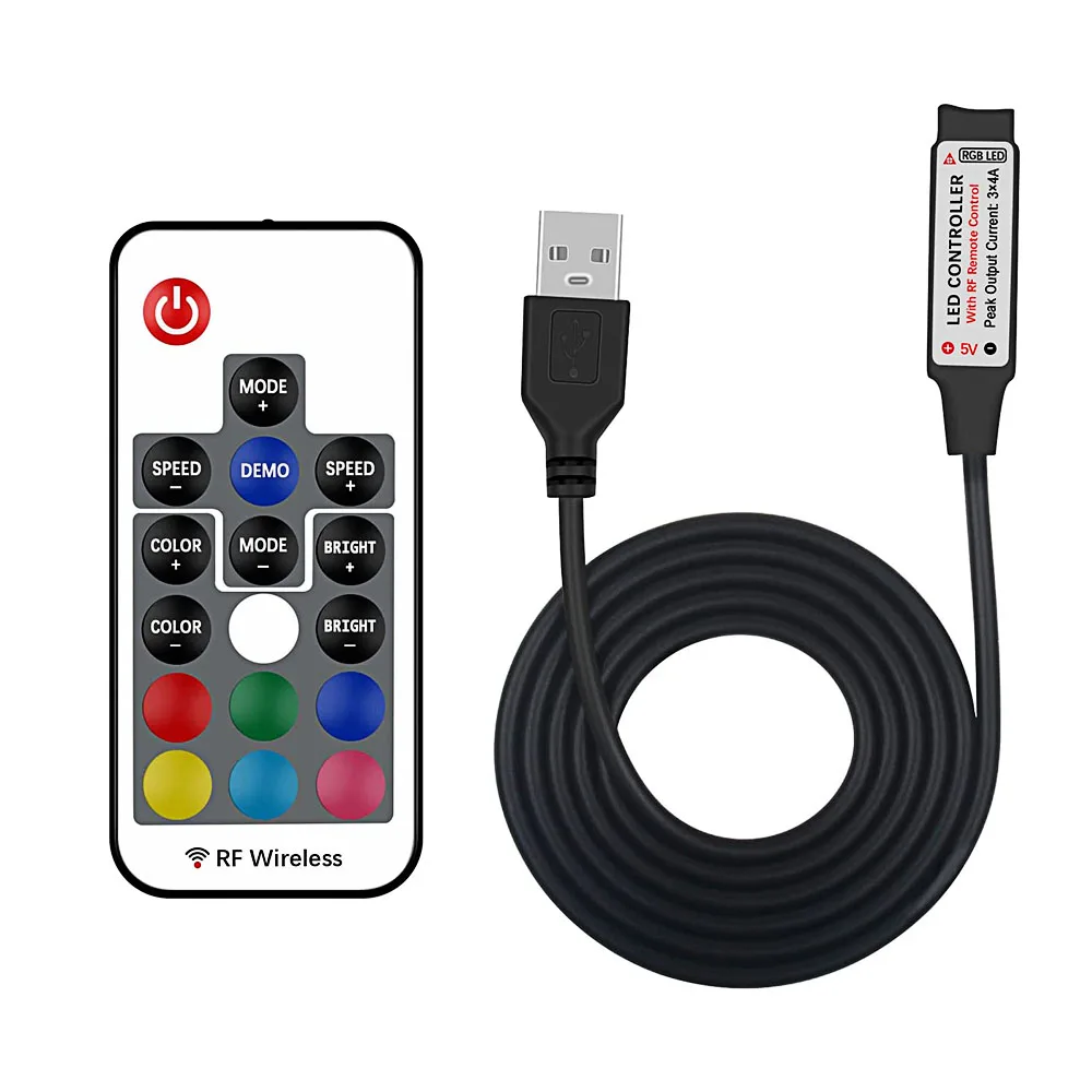 DC5V USB Mini RGB светодиодный контроллер 17 клавиш RF беспроводной пульт дистанционного управления для 3528 5050 светодиодных лент
DC5V USB Mini RGB светодиодный контроллер 17 клавиш RF беспроводной пульт дистанционного управления для 3528 5050 светодиодных лент
