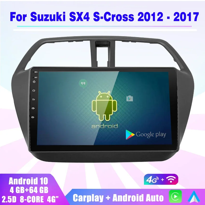 Автомагнитола 2 din на android, мультимедийный плеер, стерео, без DVD, apple carplay, автомобильный GPS-навигатор для Suzuki SX4 S-Cross 2012 - 2017
Автомагнитола 2 din на android, мультимедийный плеер, стерео, без DVD, apple carplay, автомобильный GPS-навигатор для Suzuki SX4 S-Cross 2012 - 2017