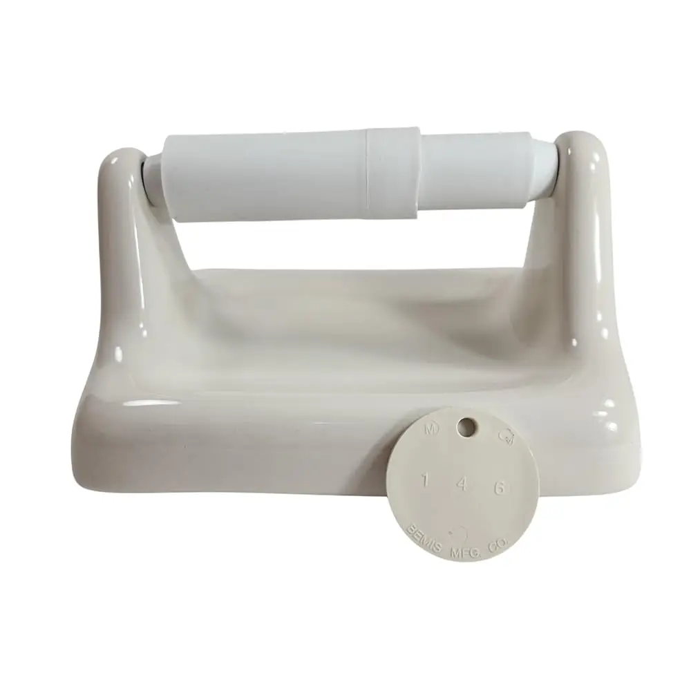 Beige Bone Almond Ceramic TP Toilet Paper Holder Wall Mount Thinset Installation Vintage Mid Century Modern Retro
Beige Bone Almond Ceramic TP Toilet Paper Holder Wall Mount Thinset Installation Vintage Mid Century Modern Retro