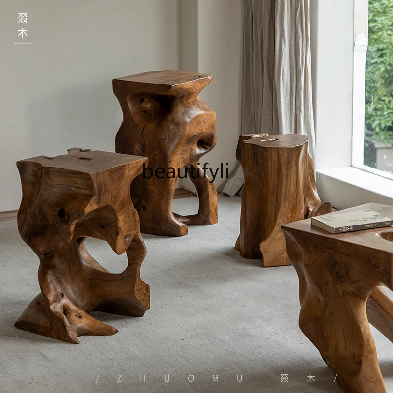 Creative, wabi-sandy wind all solid wood edge several homestay designer hotel wooden pile flower stand entrance
Creative, wabi-sandy wind all solid wood edge several homestay designer hotel wooden pile flower stand entrance