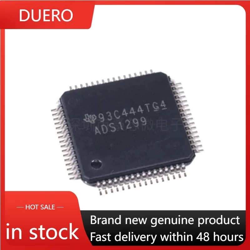 Новый 1 шт./лот ADS1299IPAGR TQFP-64 24-битный аналогово-цифровой преобразователь с одновременным вводом данных.
Новый 1 шт./лот ADS1299IPAGR TQFP-64 24-битный аналогово-цифровой преобразователь с одновременным вводом данных.