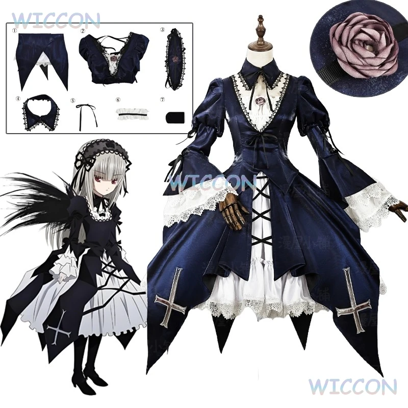 Mercury Lampe Cosplay Costume Suigintou Mercury Lampe Cosplay Anime Roses Maiden Cosplay Gothic Lolita Velvet Dress Full Set
Mercury Lampe Cosplay Costume Suigintou Mercury Lampe Cosplay Anime Roses Maiden Cosplay Gothic Lolita Velvet Dress Full Set