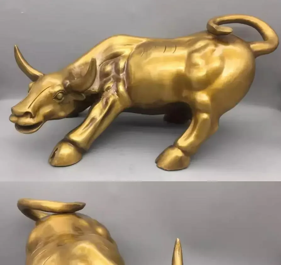 Metal large-sized Wall Street bull decorations, home and office stationery and creative ornaments
Metal large-sized Wall Street bull decorations, home and office stationery and creative ornaments