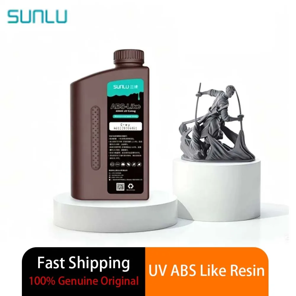 SUNLU ABS-Like UV Resin 405nm 1KG Low Odor Low Shrinkage Photopolymer Liquid Material for LCD SLA 3D Printer
SUNLU ABS-Like UV Resin 405nm 1KG Low Odor Low Shrinkage Photopolymer Liquid Material for LCD SLA 3D Printer