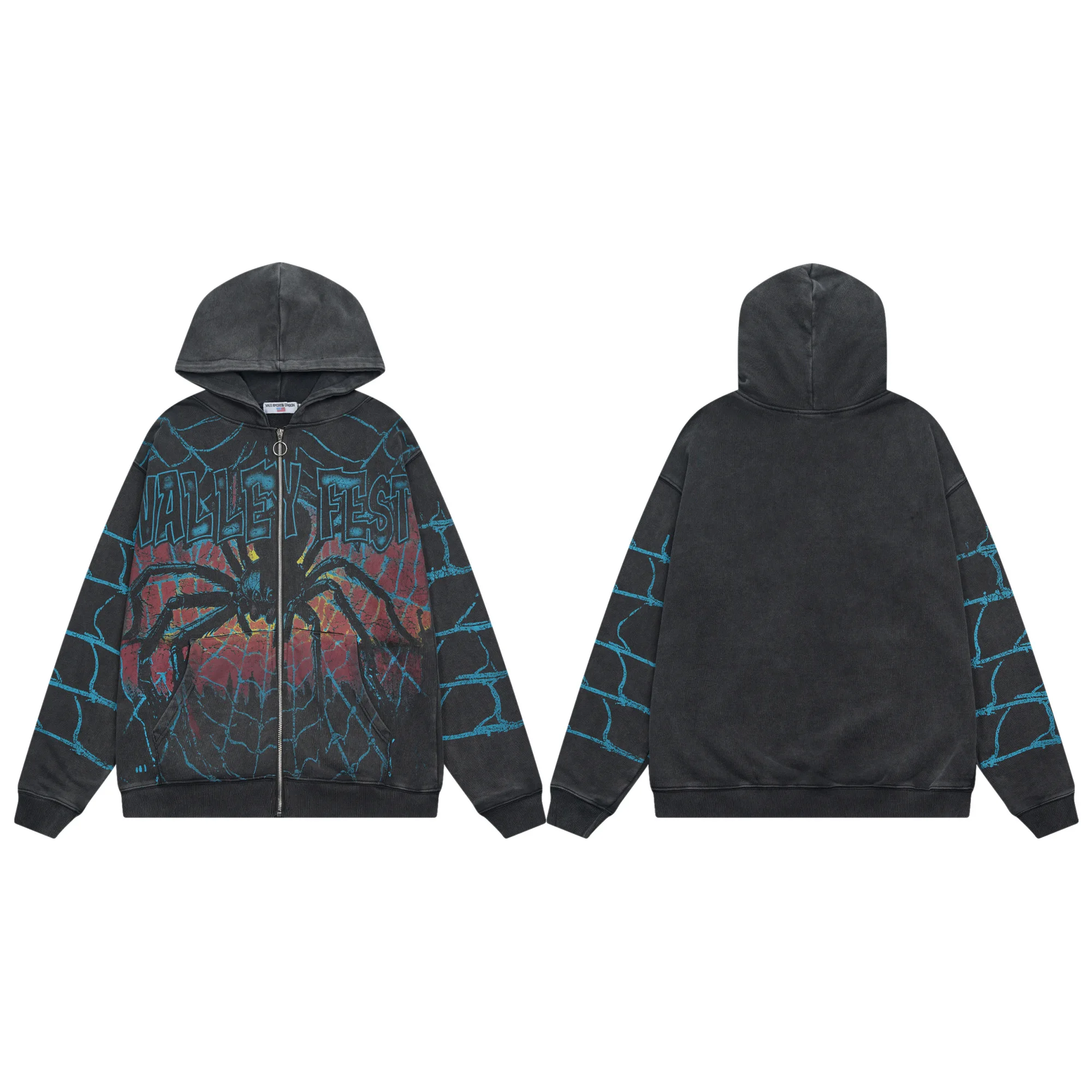 American Sle Spider Web Print Hoodie Sweatirt Casual Wear for Youth Autumn Winter Zip up Cardigan Long Sve Thermal
American Sle Spider Web Print Hoodie Sweatirt Casual Wear for Youth Autumn Winter Zip up Cardigan Long Sve Thermal