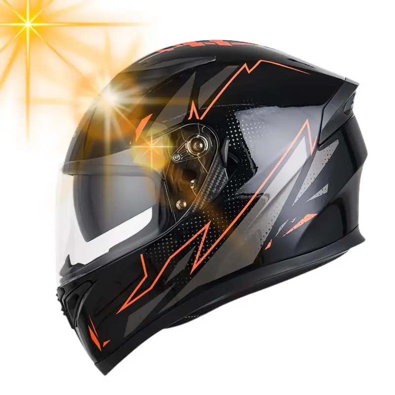 Dual Visor Motorcycle Hat Full Face Dual Visor Motocross Hat With Extra Clear Visor For Cycling For Adults
Dual Visor Motorcycle Hat Full Face Dual Visor Motocross Hat With Extra Clear Visor For Cycling For Adults