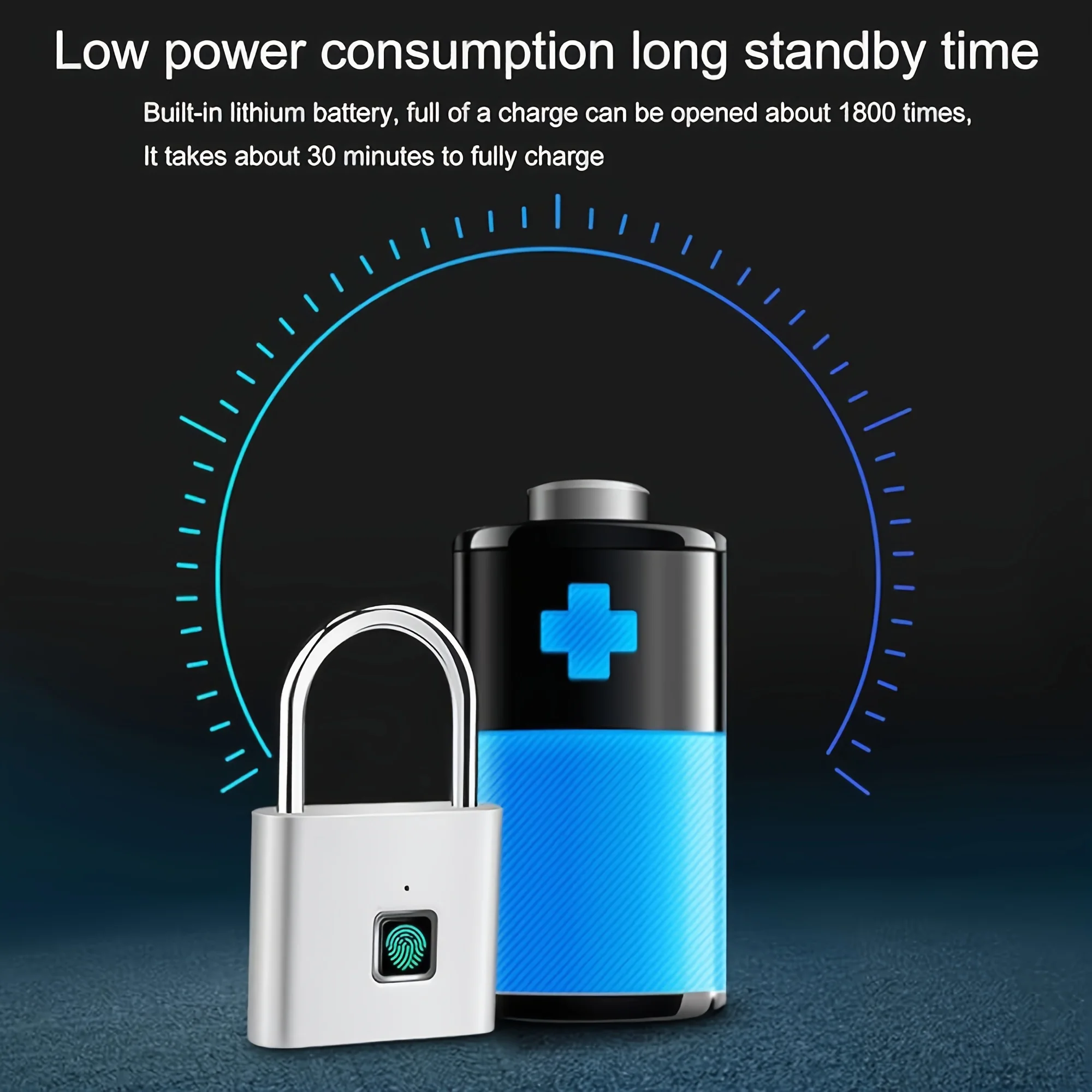 1Pcs Perfect for Securing Suitcases and Luggage, Mini Smart Fingerprint Padlock, Anti-Theft Protection
1Pcs Perfect for Securing Suitcases and Luggage, Mini Smart Fingerprint Padlock, Anti-Theft Protection