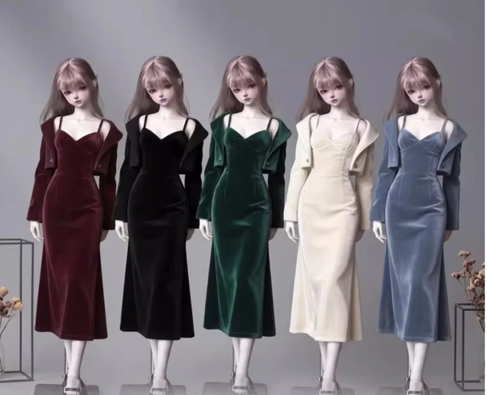 Одежда для кукол BJD - подходит для комплектов из бархатных платьев-халтеров и длинных платьев размеров 1/3, 1/4, 1/6. Аксессуары для кукол.
Одежда для кукол BJD - подходит для комплектов из бархатных платьев-халтеров и длинных платьев размеров 1/3, 1/4, 1/6. Аксессуары для кукол.
