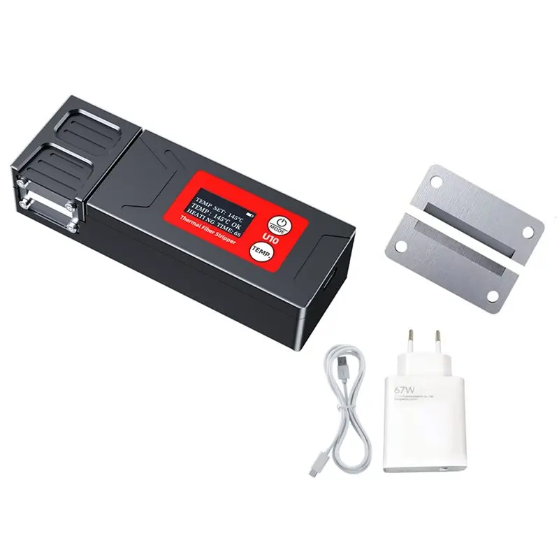AS95-U10 Optical Fiber Hot Stripping Device With Blade LED Display Heated Optical Wire Stripping Slitter 1-48 Fibers EU Plug
AS95-U10 Optical Fiber Hot Stripping Device With Blade LED Display Heated Optical Wire Stripping Slitter 1-48 Fibers EU Plug