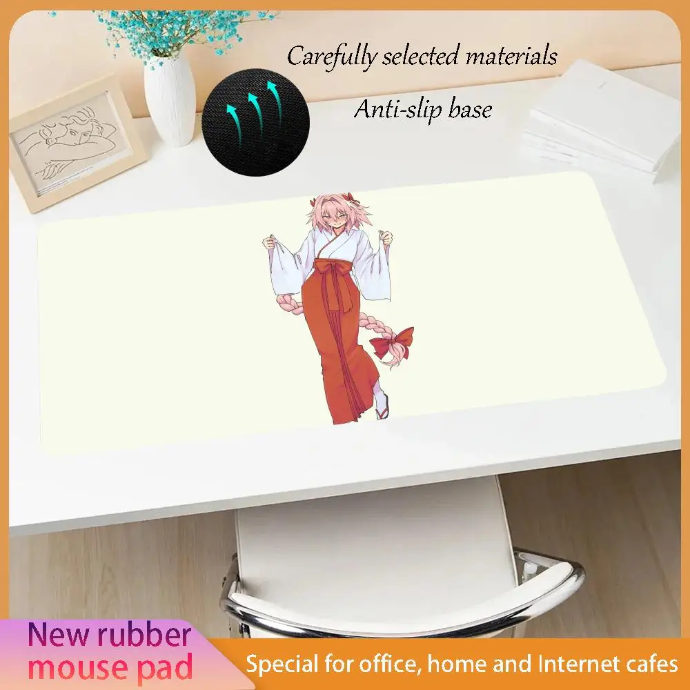 Pc setup accessories Mouse Pad Hot selling anti-slip rubber Anime characters A_astolfo mouse pad popular mouse gamer edge-lockin
Pc setup accessories Mouse Pad Hot selling anti-slip rubber Anime characters A_astolfo mouse pad popular mouse gamer edge-lockin
