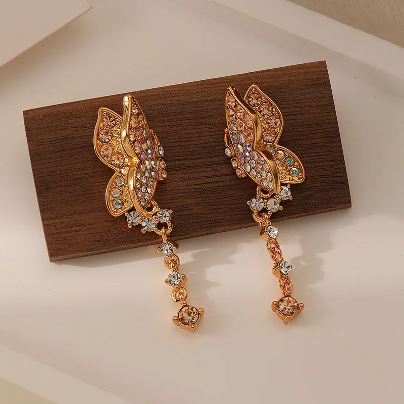 Halloween 18K Gold Plated Earrings Butterfly Rhinestones Woman Luxury Jewelery Stitch Christmas Gifts Women's Wheat Accessories
Halloween 18K Gold Plated Earrings Butterfly Rhinestones Woman Luxury Jewelery Stitch Christmas Gifts Women's Wheat Accessories